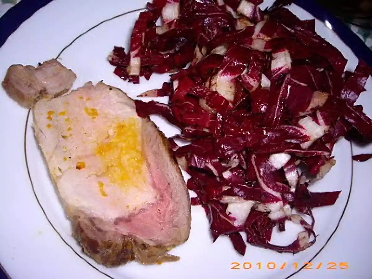 Cotlet de porc cu portocale