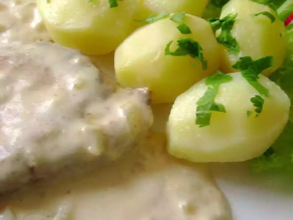 Cotlet de porc cu smantana