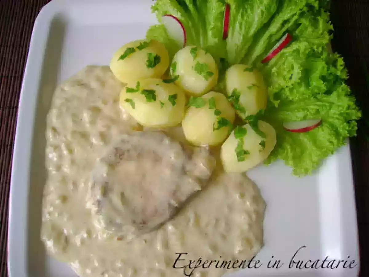 Cotlet de porc cu smantana - poza 10