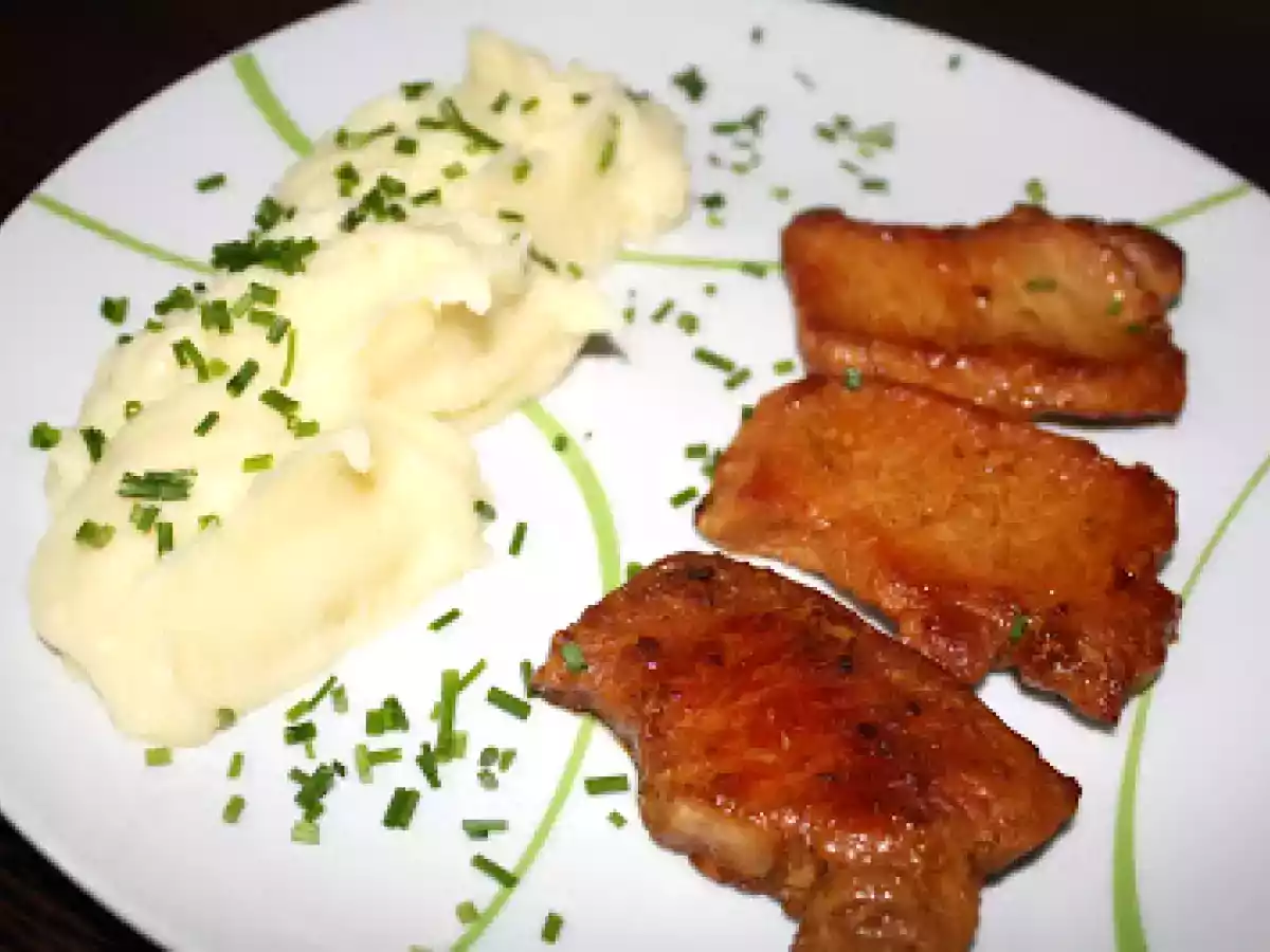 Cotlet de porc cu sos de piper verde - poza 2