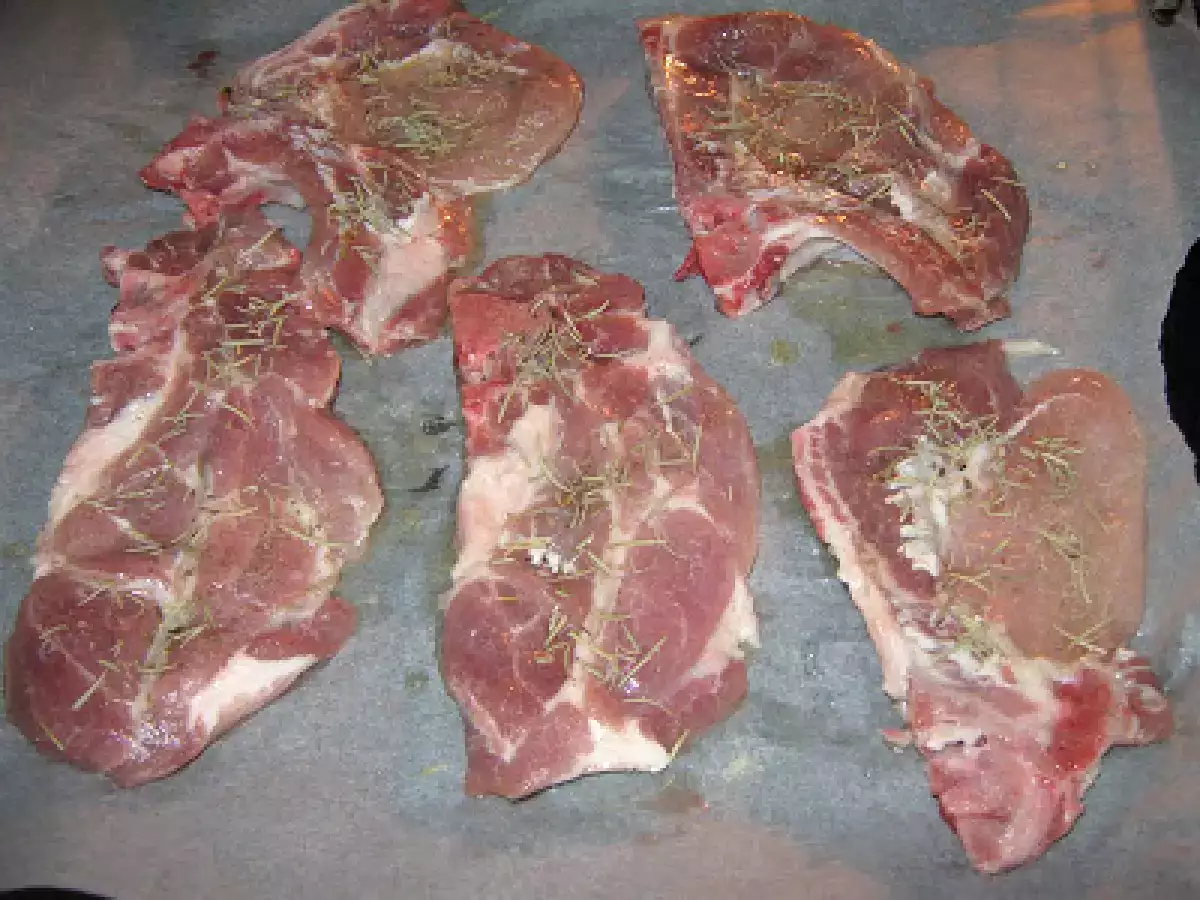 Cotlet de porc cu varza de bruxelles gratin - poza 2