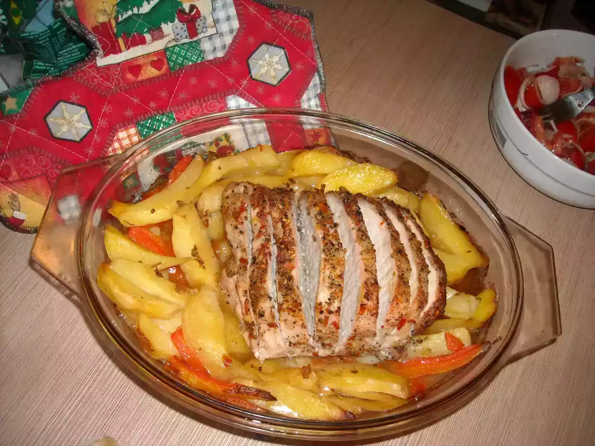 Cotlet de porc in crusta de condimente - poza 2