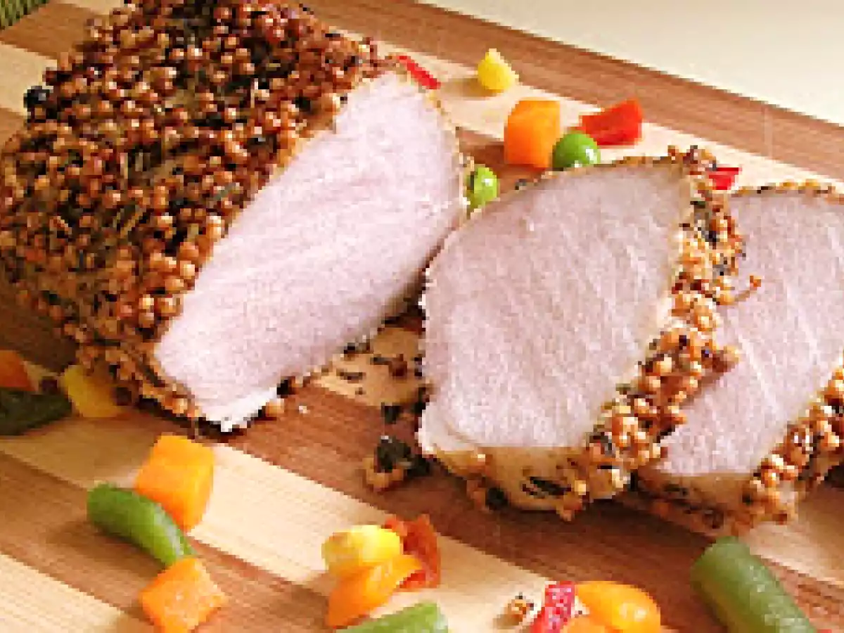 Cotlet de porc in crusta de condimente - poza 2