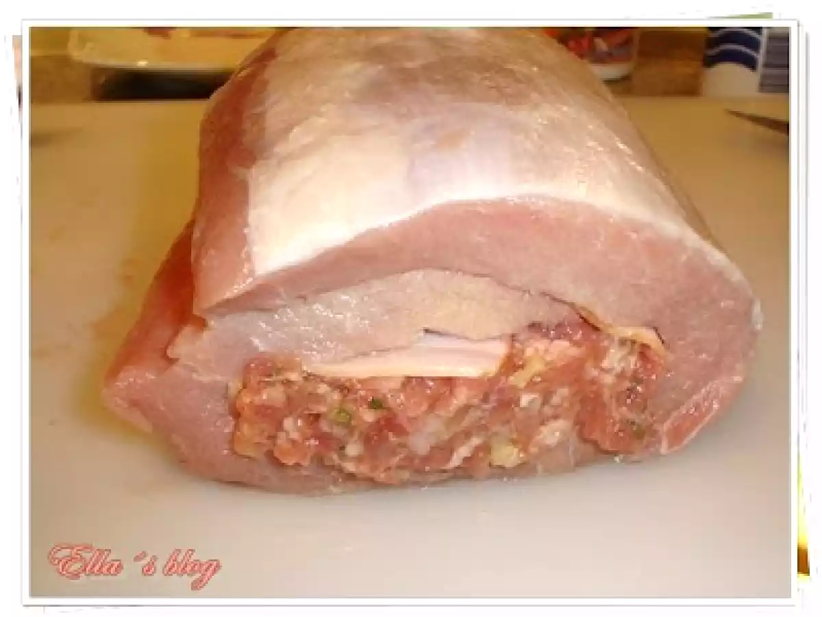 Cotlet de porc umplut cu sos de ciuperci - poza 6