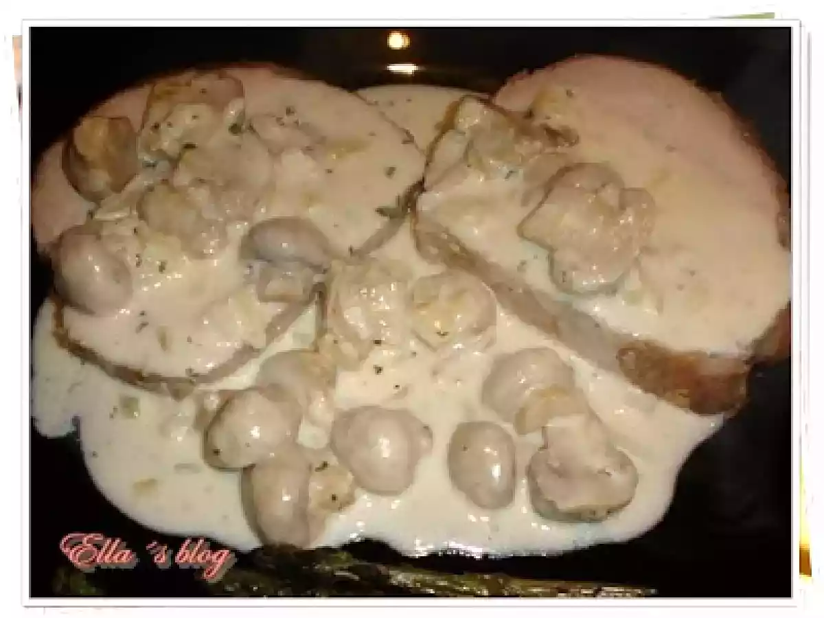 Cotlet de porc umplut cu sos de ciuperci - poza 15