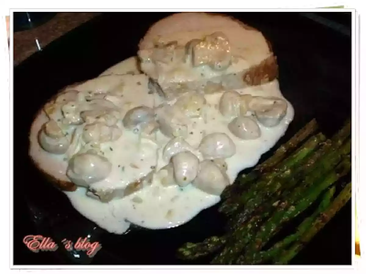 Cotlet de porc umplut cu sos de ciuperci - poza 16