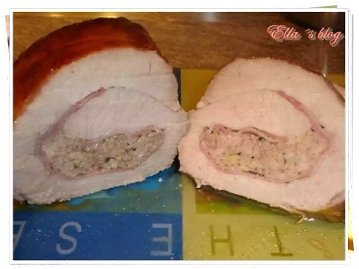 Cotlet de porc umplut cu sos de ciuperci - poza 14