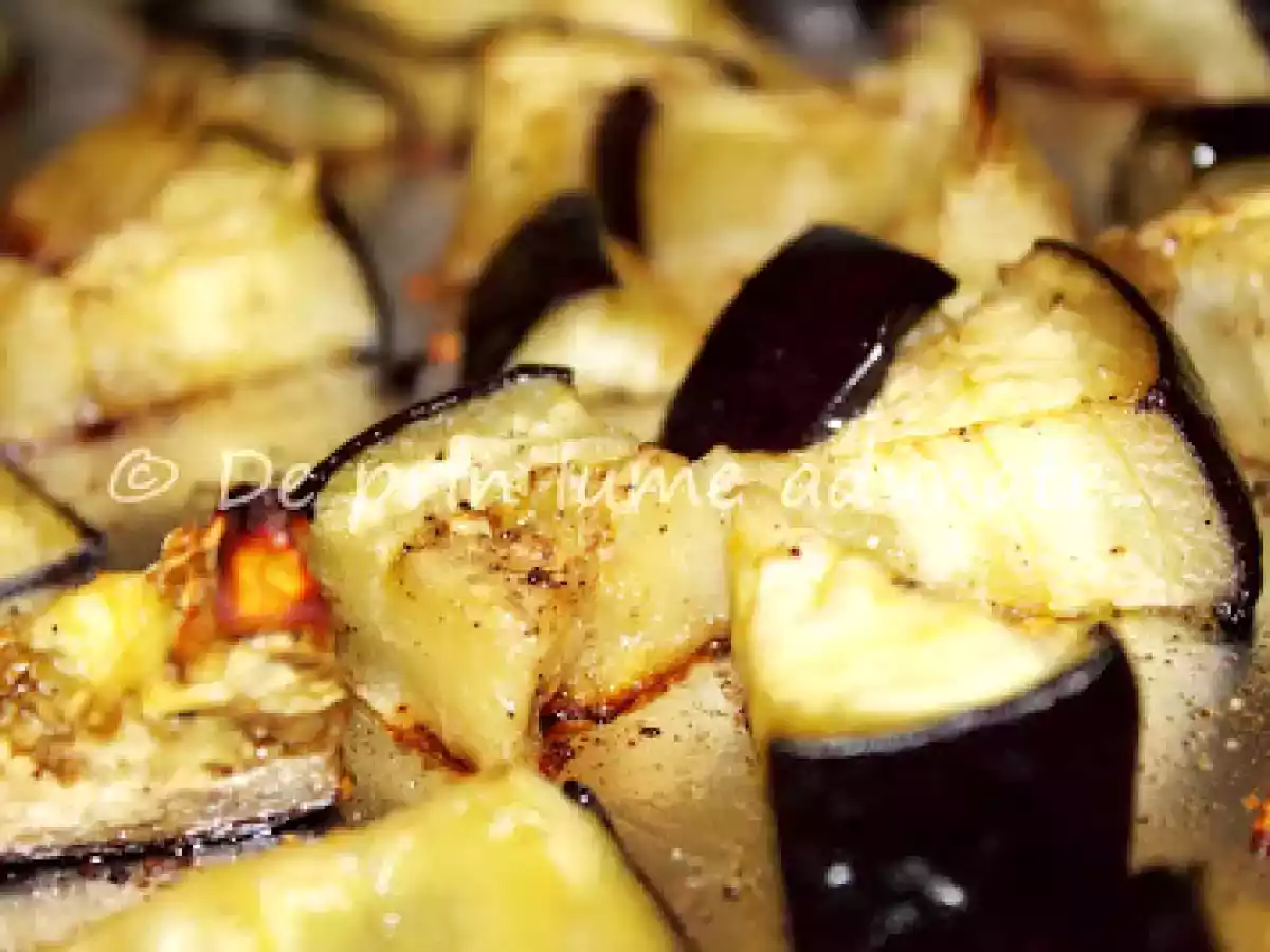 Couscous cu vinete si ardei copti - poza 3