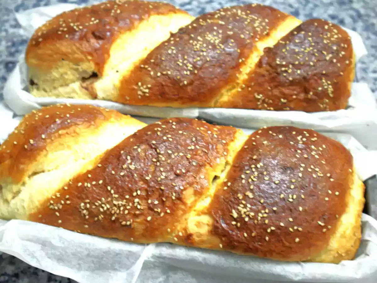 Cozonac pufos cu nuca si cacao-reteta veche fara cantar - poza 2