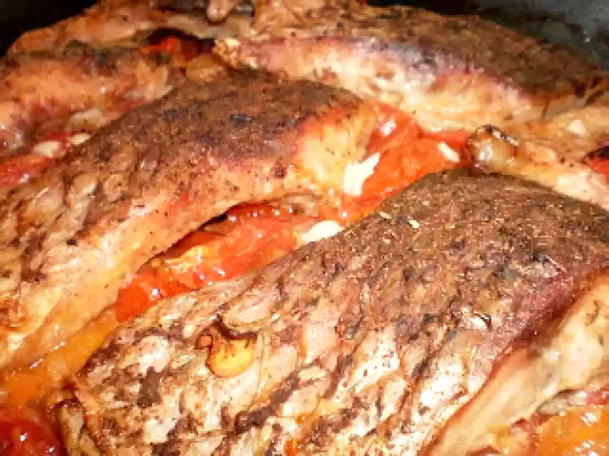 Crap cu legume la cuptor - poza 4