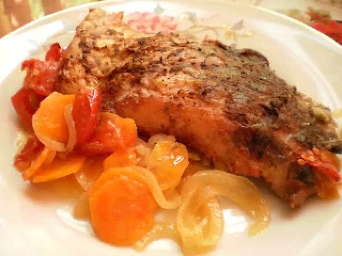 Crap cu legume la cuptor - poza 5