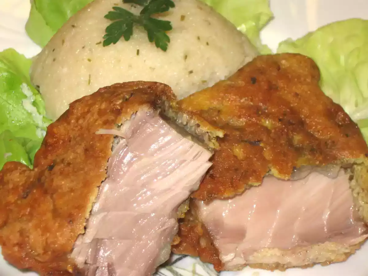 Crap in aluat crocant de bere - poza 2