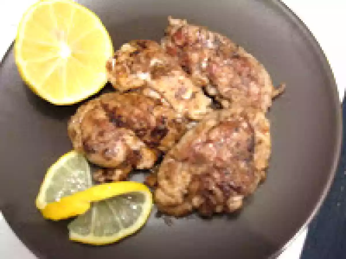 Creier de porc in unt