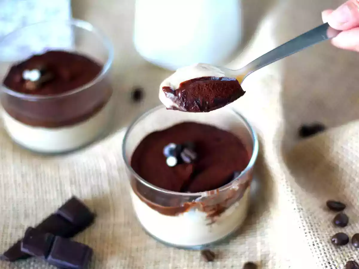 Cremă cu cafea și ganache de cafea sau cioclată - poza 2