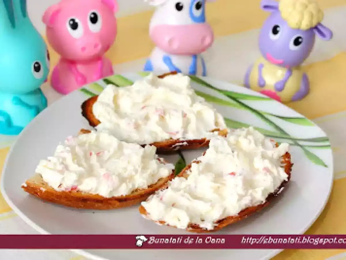 Crema de branza dulce cu ceapa si ardei - poza 3