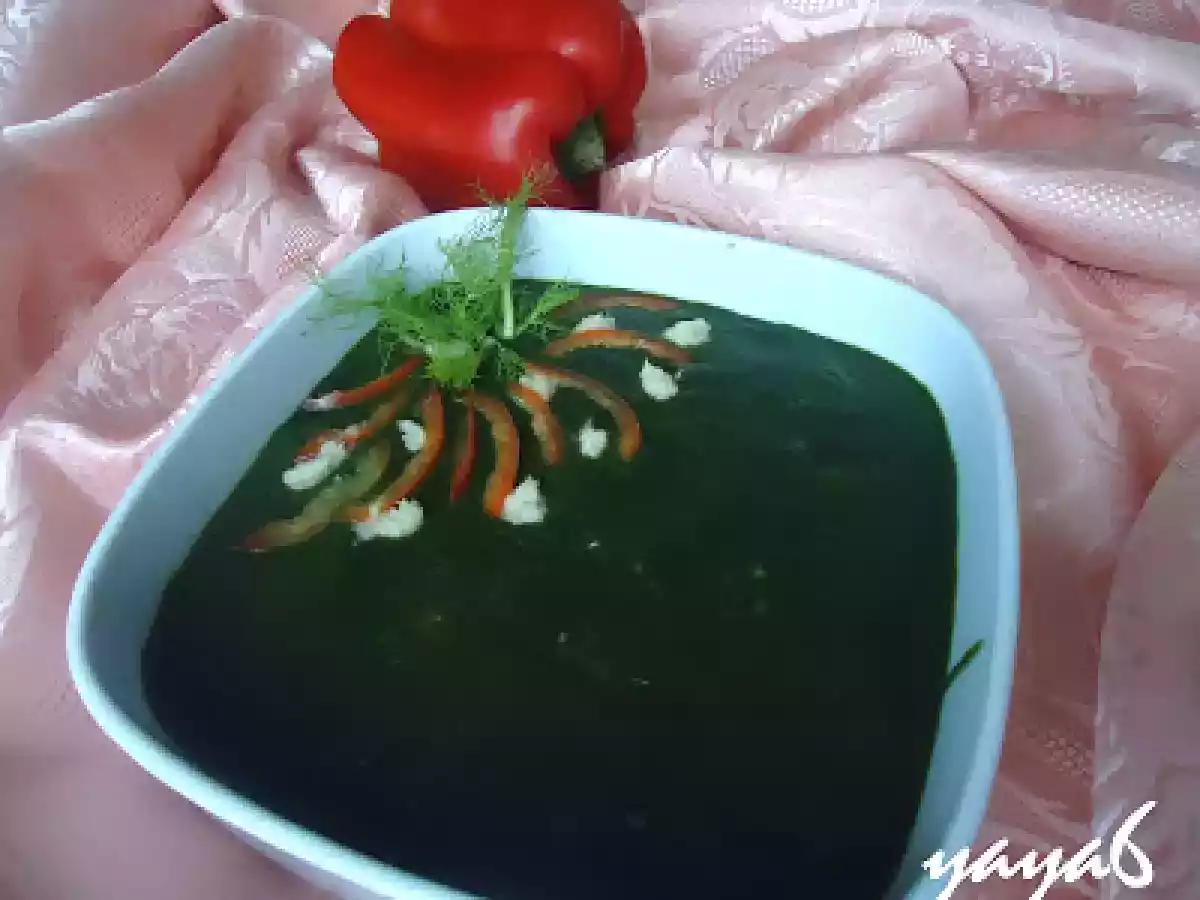 Crema de spanac cu hrean