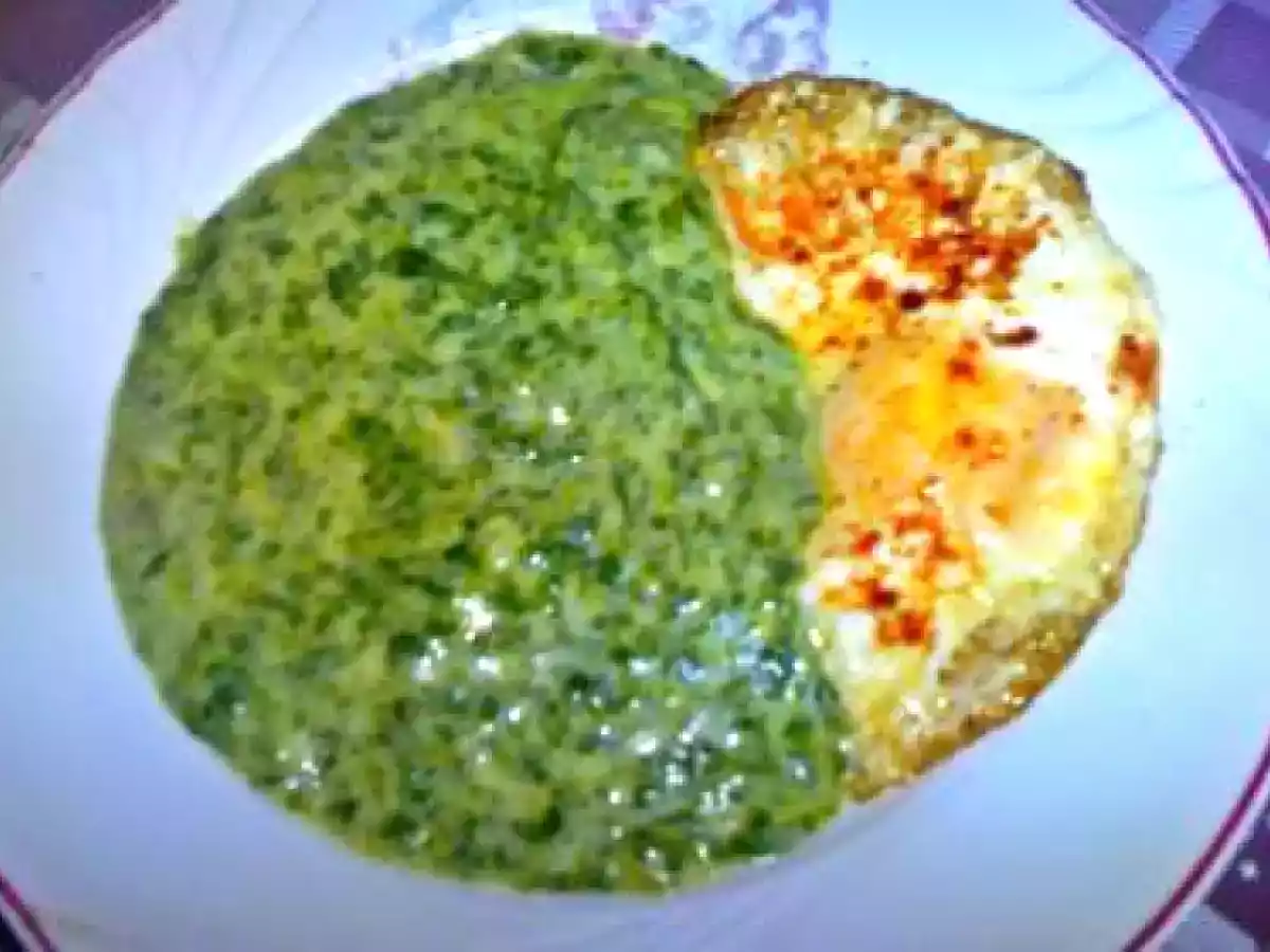 Crema de spanac cu ou