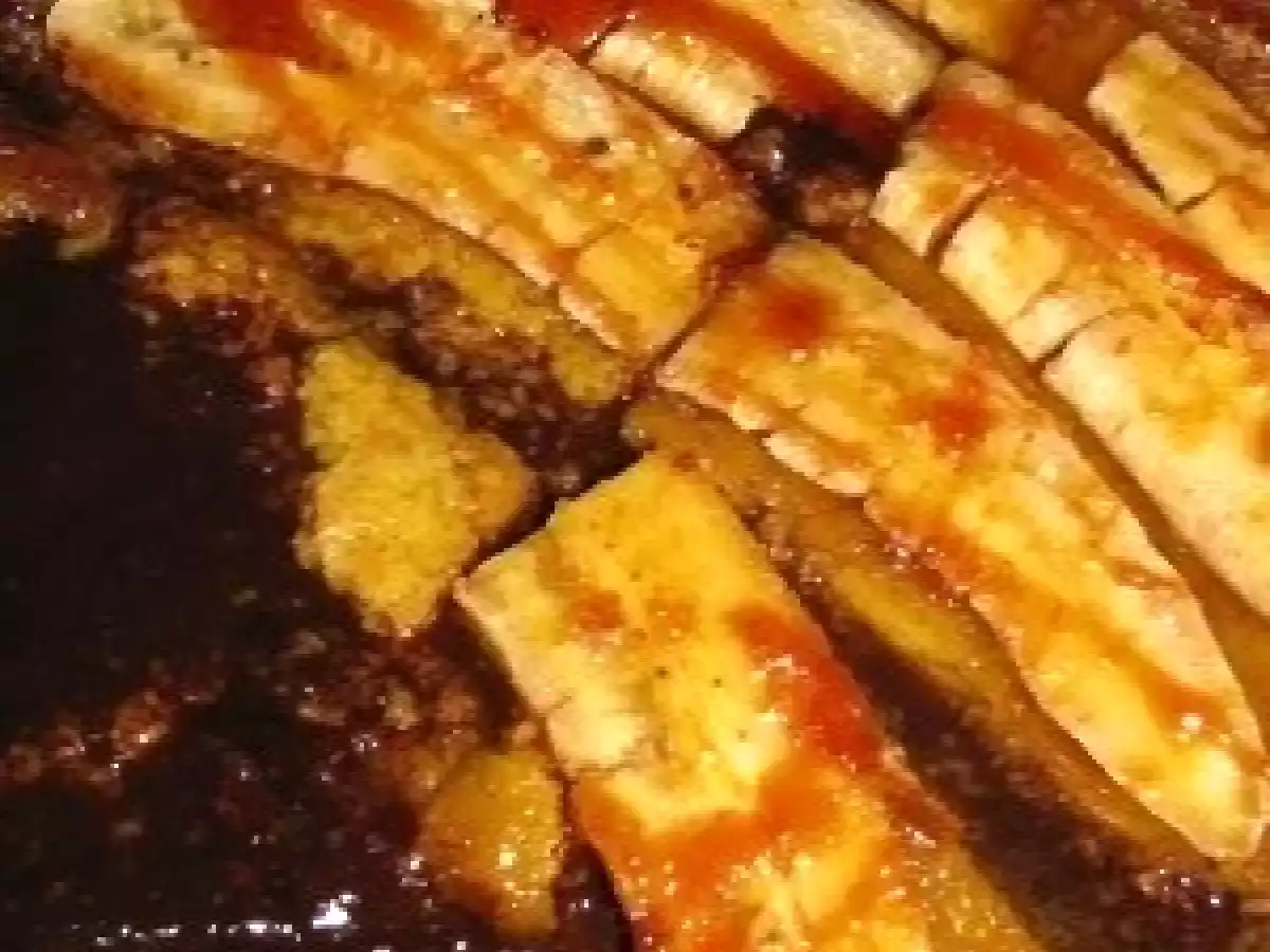 Crema de vanilie cu ciocolata si banane caramelizate - poza 2