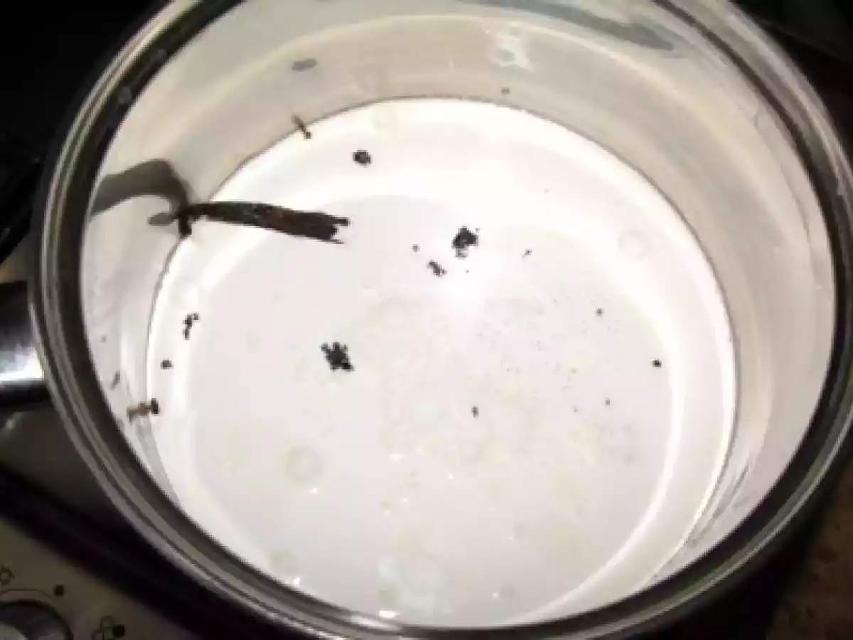 Crema de vanilie cu ciocolata si banane caramelizate - poza 4