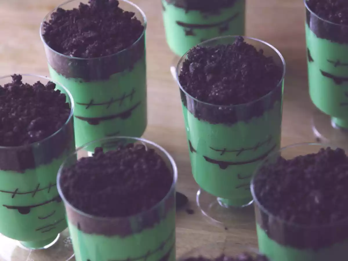 Cremă Frankenstein pentru Halloween - poza 2