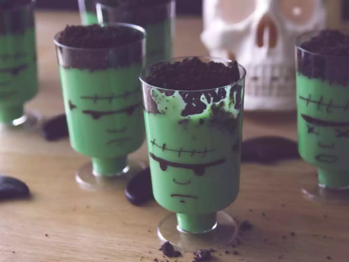 Cremă Frankenstein pentru Halloween - poza 3
