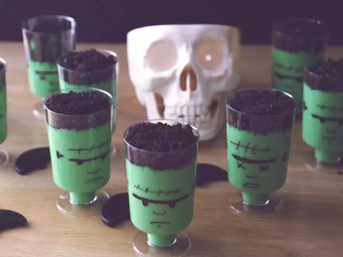 Cremă Frankenstein pentru Halloween - poza 4