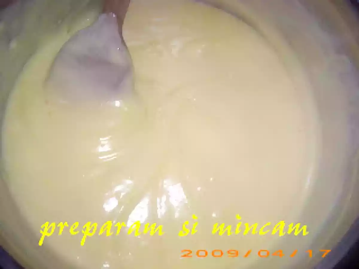 Crema pasticcera/Crema de vanilie