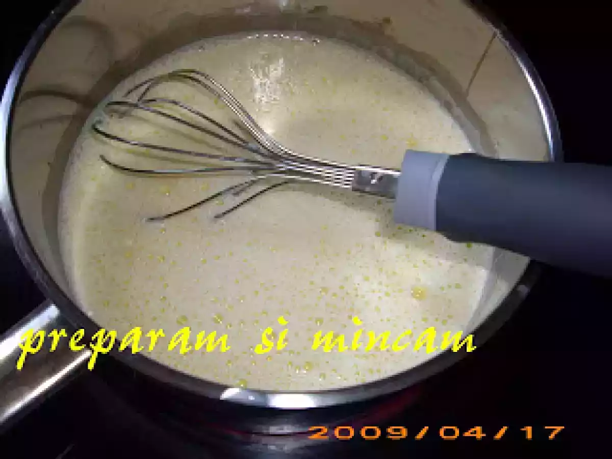 Crema pasticcera/Crema de vanilie - poza 5