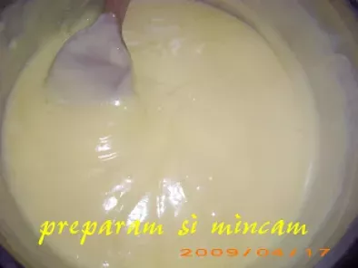 Crema pasticcera/Crema de vanilie