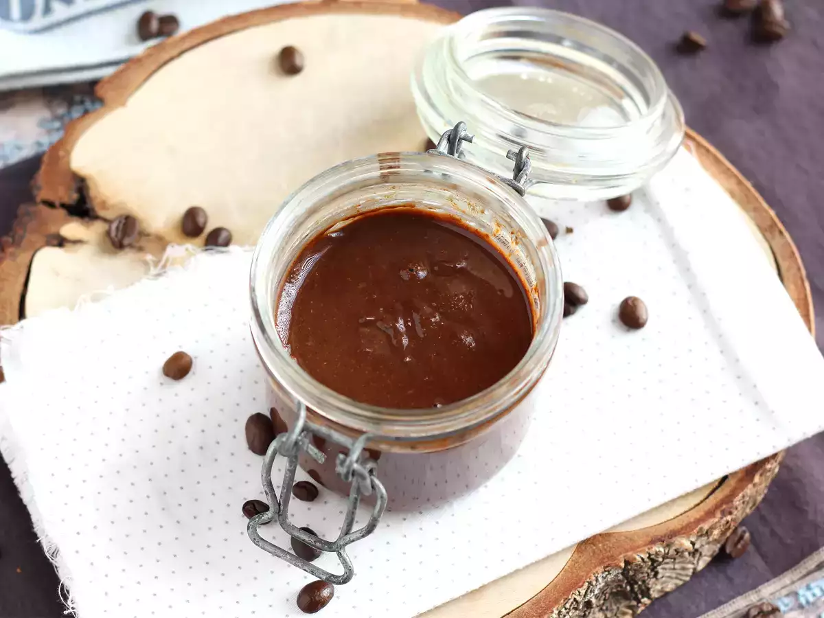 Cremă tartinabilă de ciocolată & cafea - poza 3