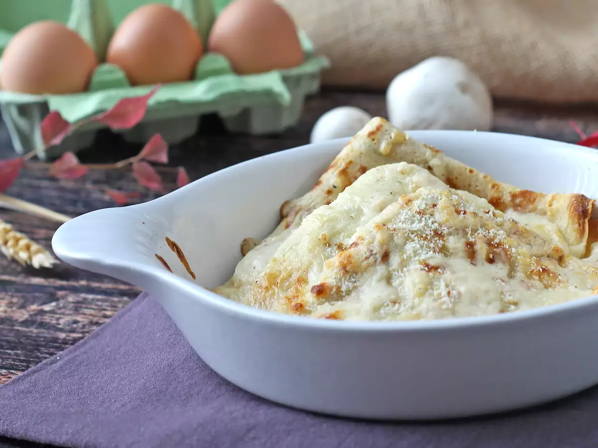 Crespelle cu ricotta și ciuperci: rețeta vegetariană cremoasă perfectă pentru fiecare ocazie - poza 5