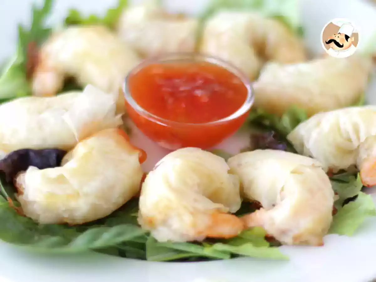 Creveti crocanti in foaie de placinta - poza 3