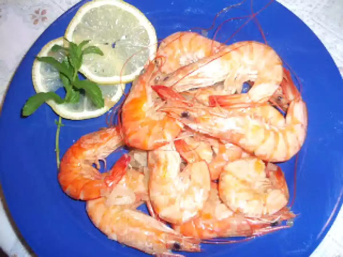 Creveti cu usturoi si vin alb - poza 2