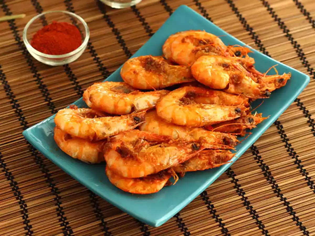 Creveti flambati - poza 2