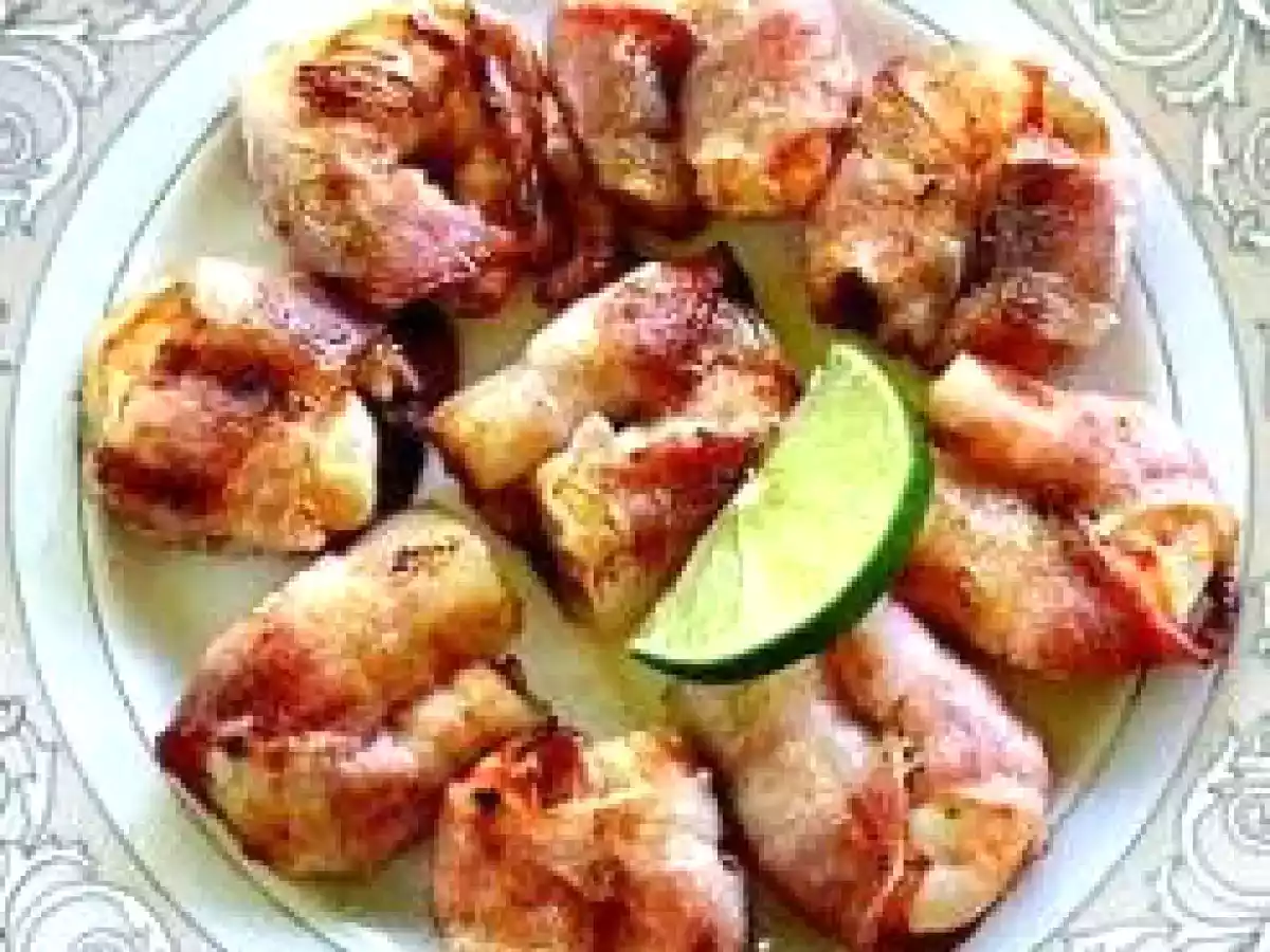 Creveti imbracati in bacon