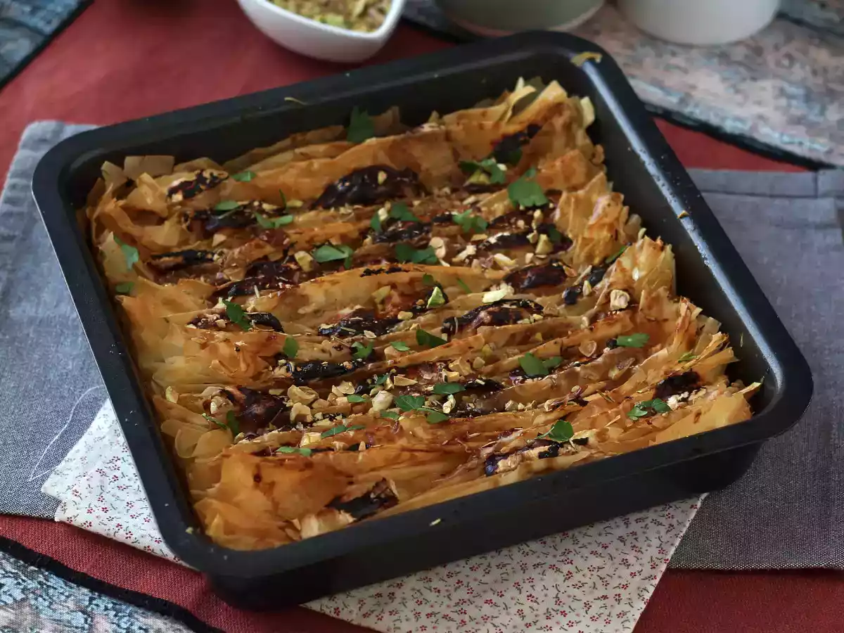 Crinkle cake cu brânză de capră și miere - poza 2