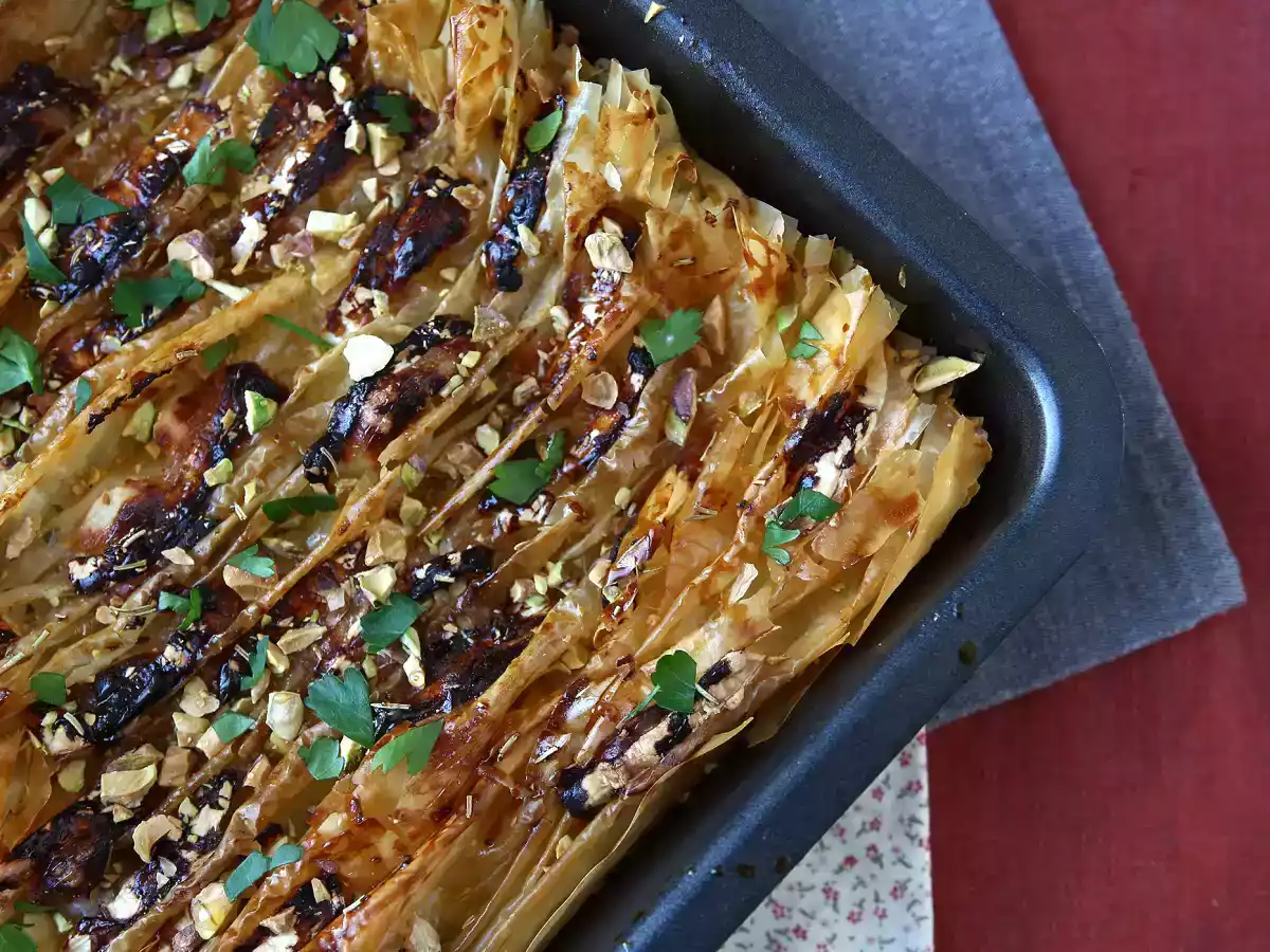 Crinkle cake cu brânză de capră și miere - poza 3