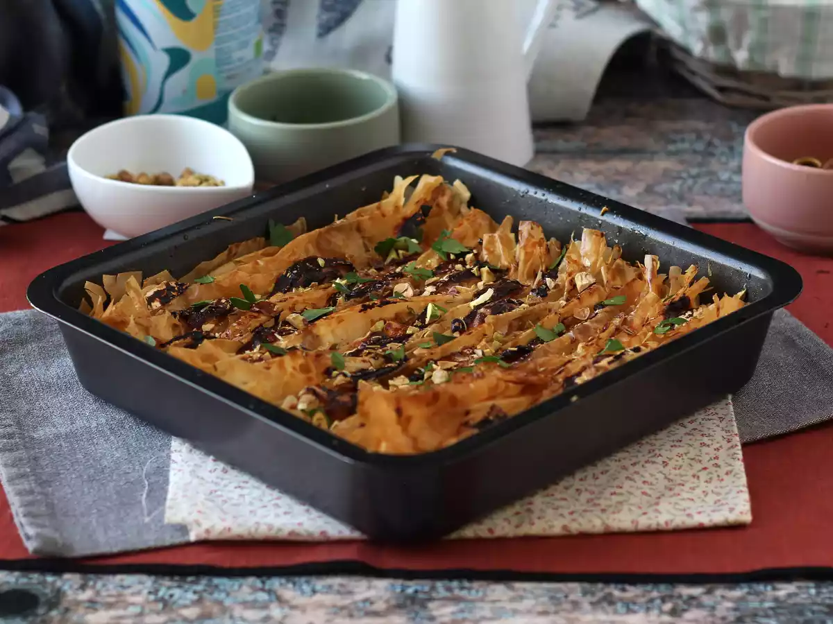 Crinkle cake cu brânză de capră și miere - poza 5