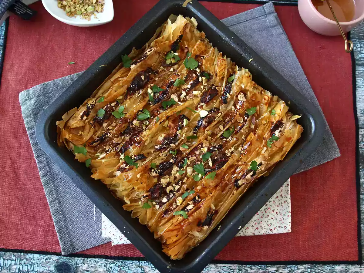 Crinkle cake cu brânză de capră și miere - poza 6