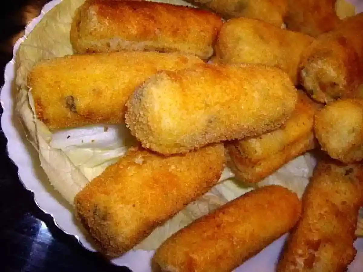 Crochete de cartofi umplute/Crocchette di patate farcite - poza 2