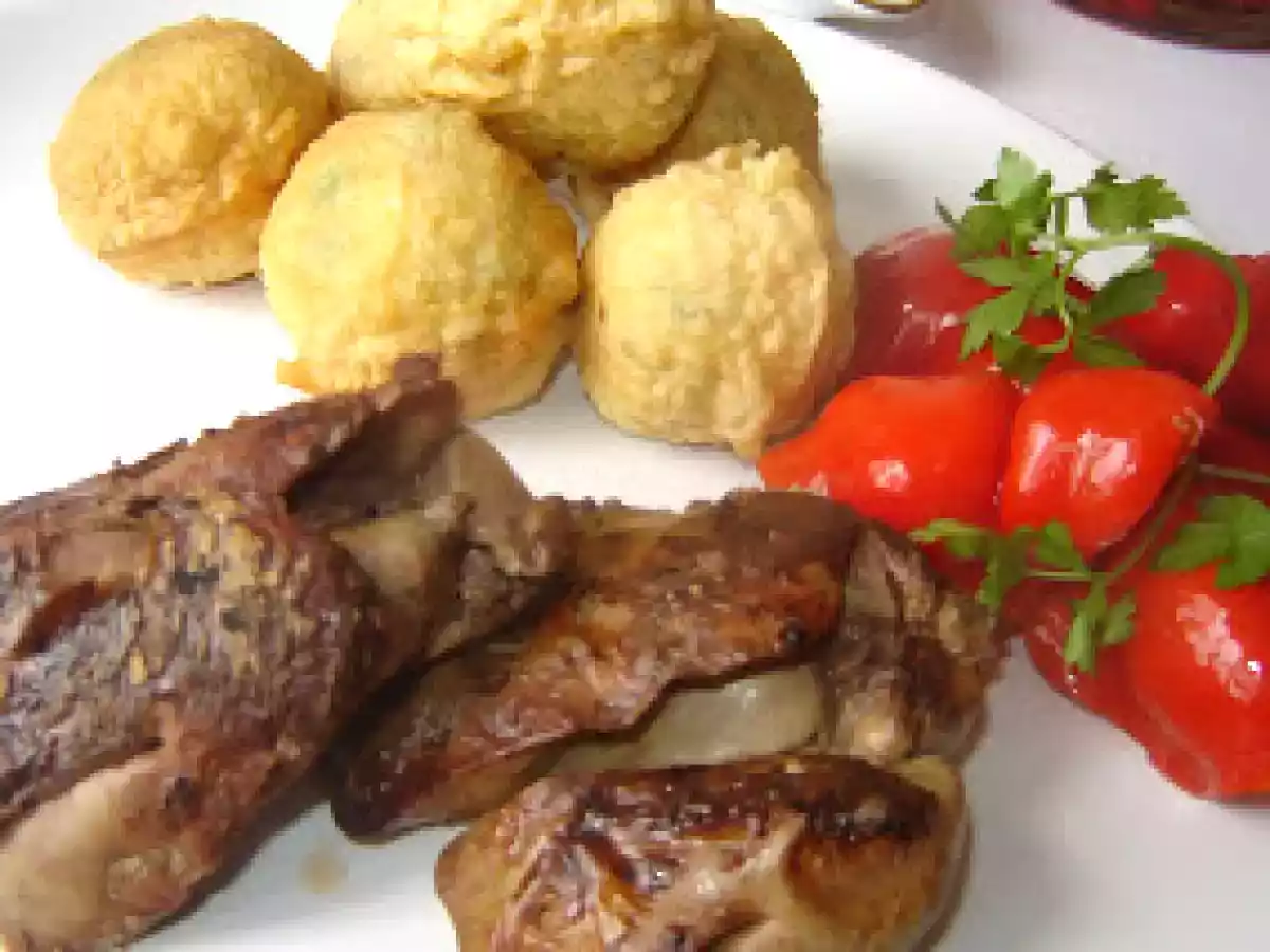 Crochete din orez cu mazare