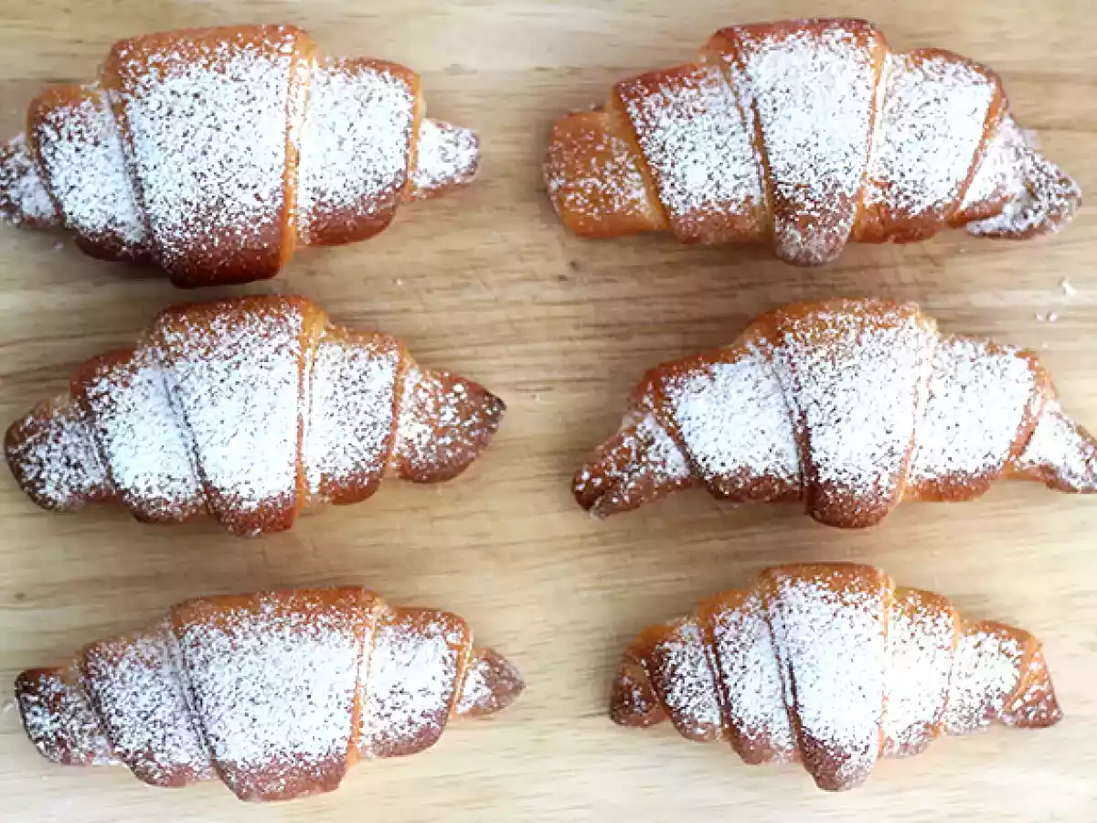 Croissante cu lapte condensat - poza 3