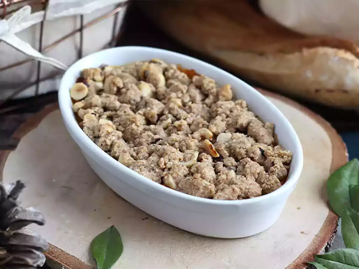Crumble cu dovleac si alune - poza 3