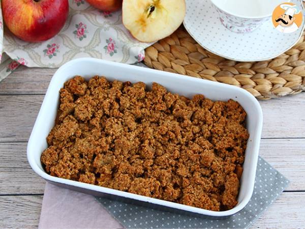 Crumble cu mere (vegan si fara gluten)