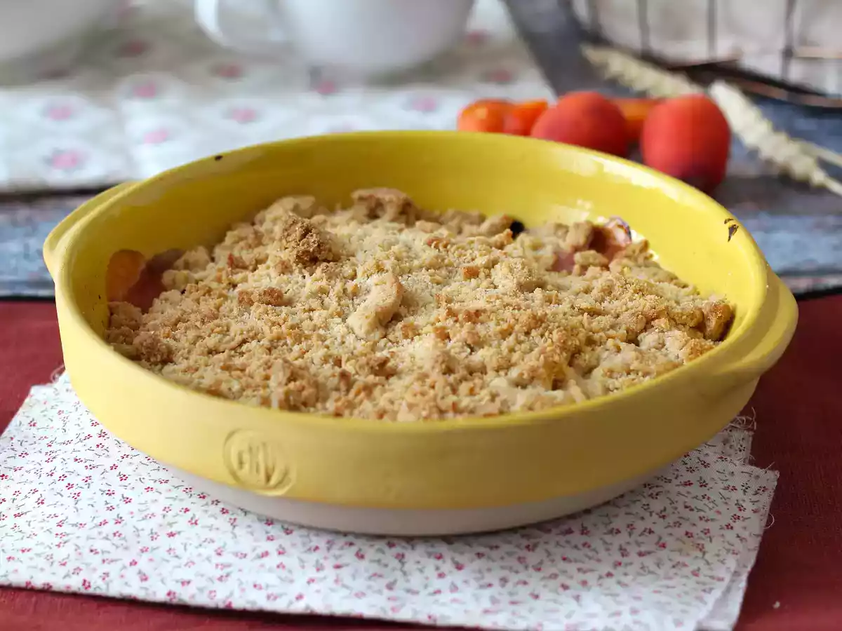 Crumble de caise, desertul super reconfortant - poza 6
