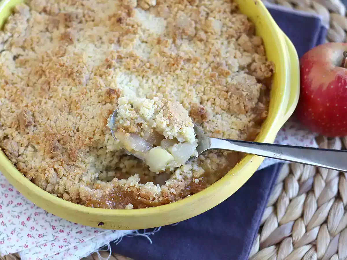 Crumble de mere și pere super crocant și fraged - poza 3