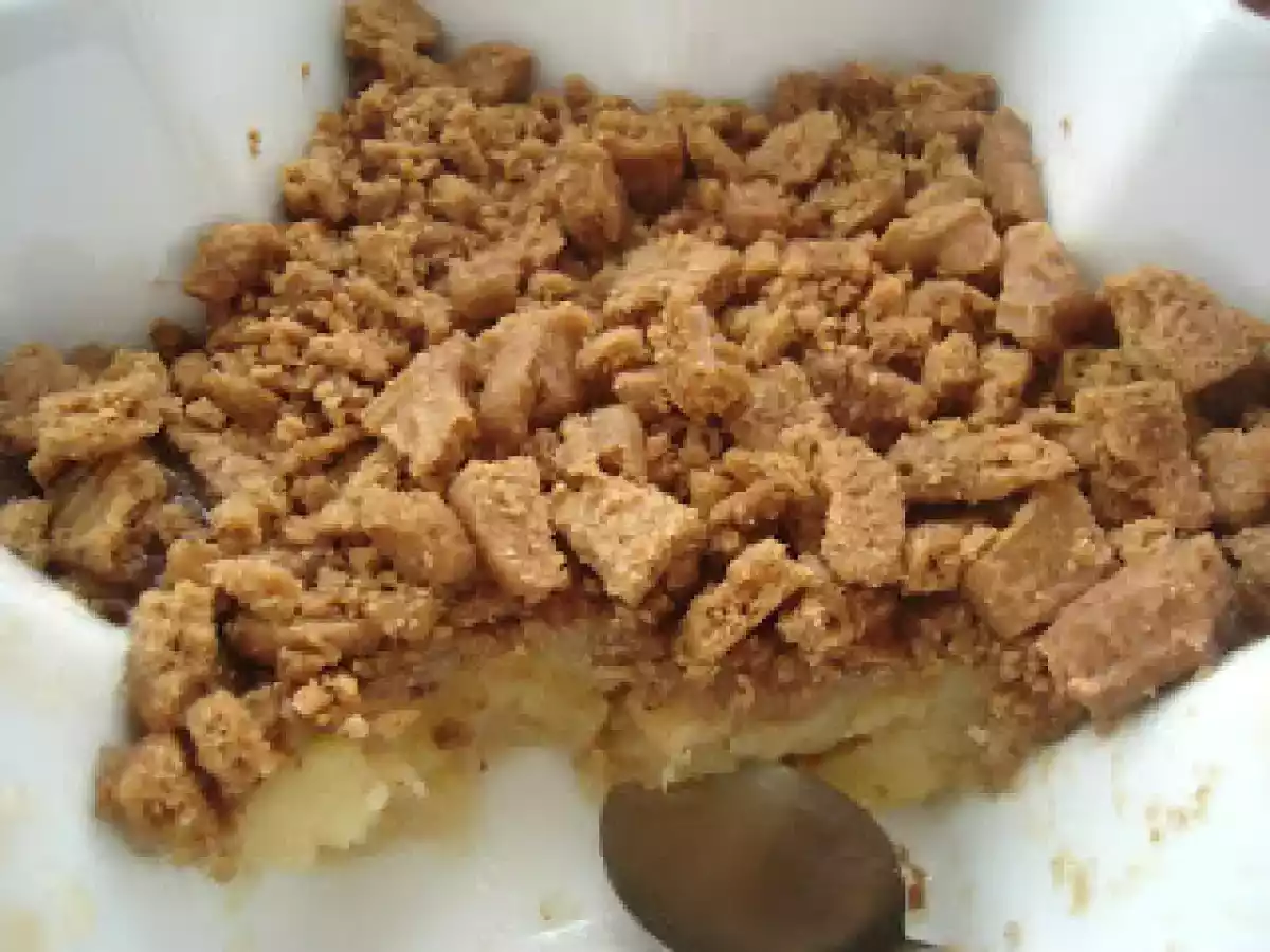 Crumble rapid cu mere si pere