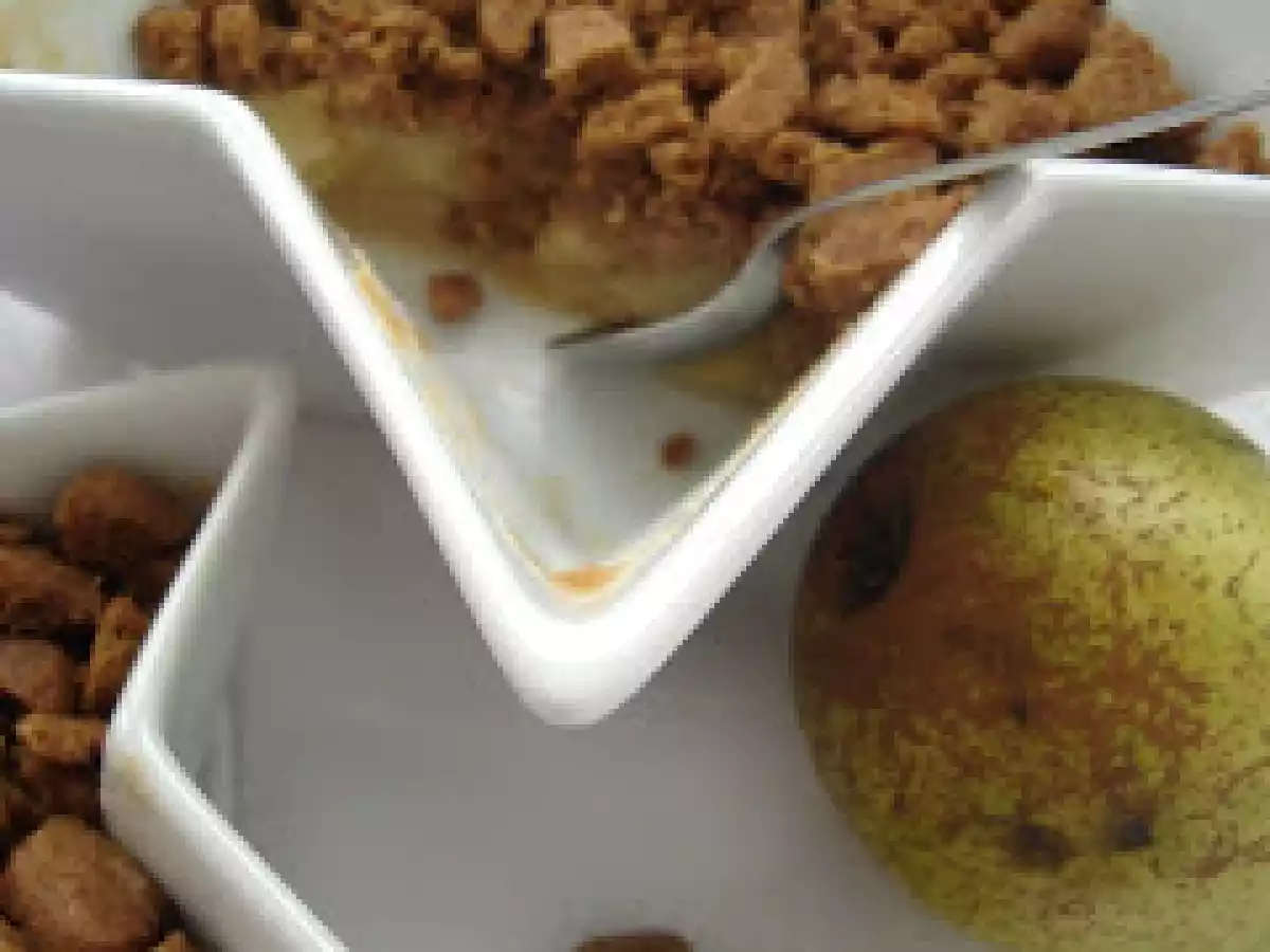 Crumble rapid cu mere si pere - poza 4