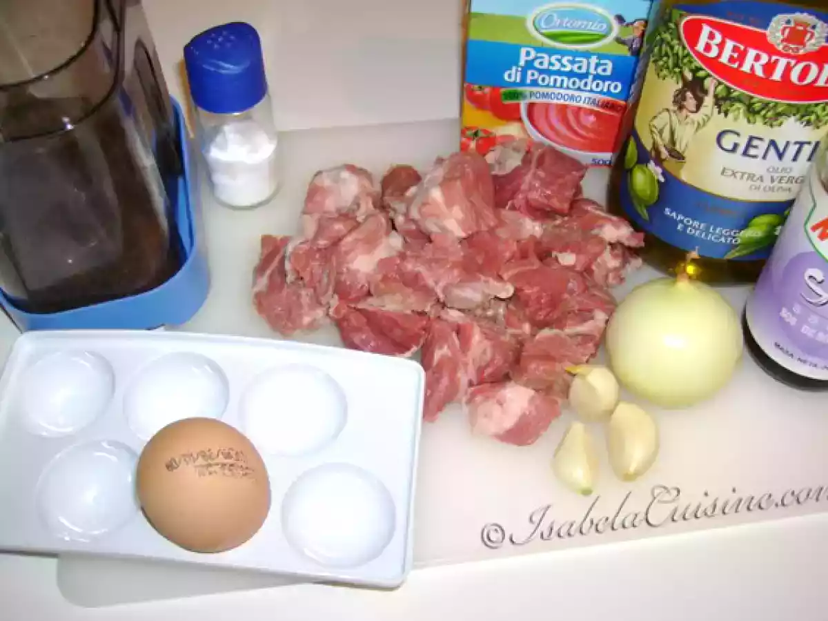 Cuburi de porc cu sos dulce-acrisor - poza 6