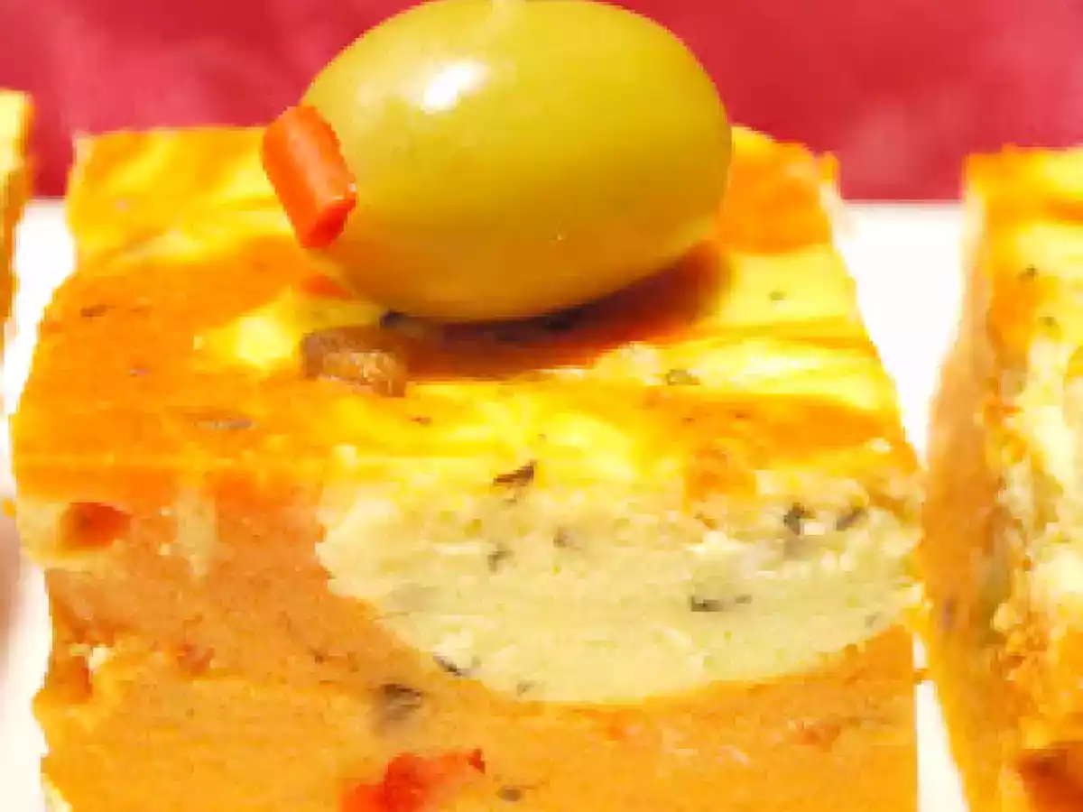 Cuburi marmorate cu ricotta si rosii - aperitiv - poza 2